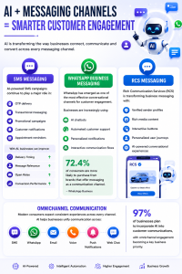 AI POWERED MESSAGING INFOGRAPHIC