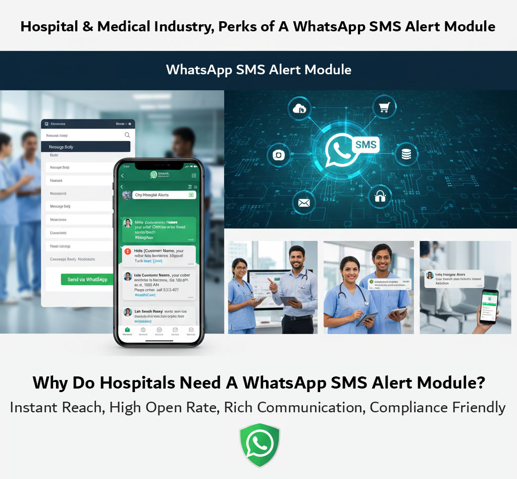 WhatsApp SMS Service for hospitals
